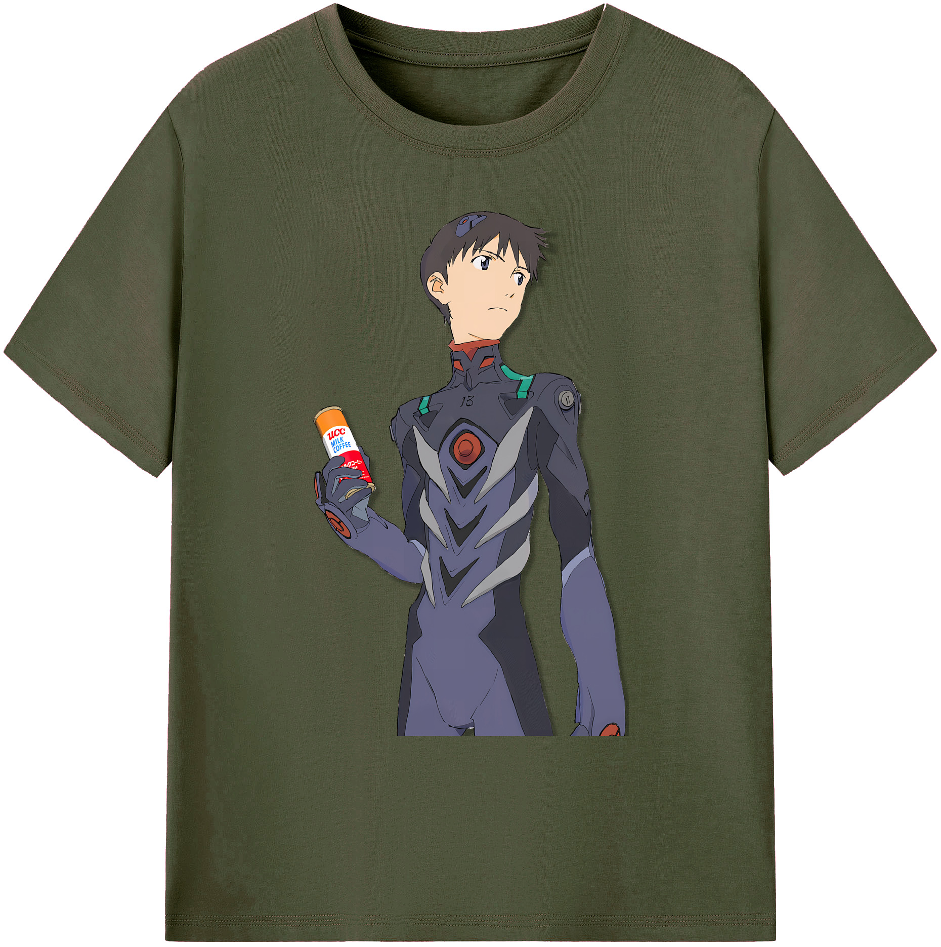 （画像用） EVA 新世紀エヴァンゲリオン 綿100％ メンズ半袖Tシャツ｜肌触りやわらか＆通気性